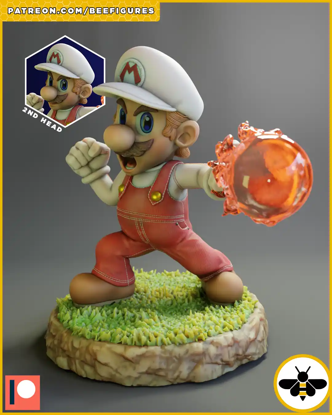 Fire Mario from Super Mario